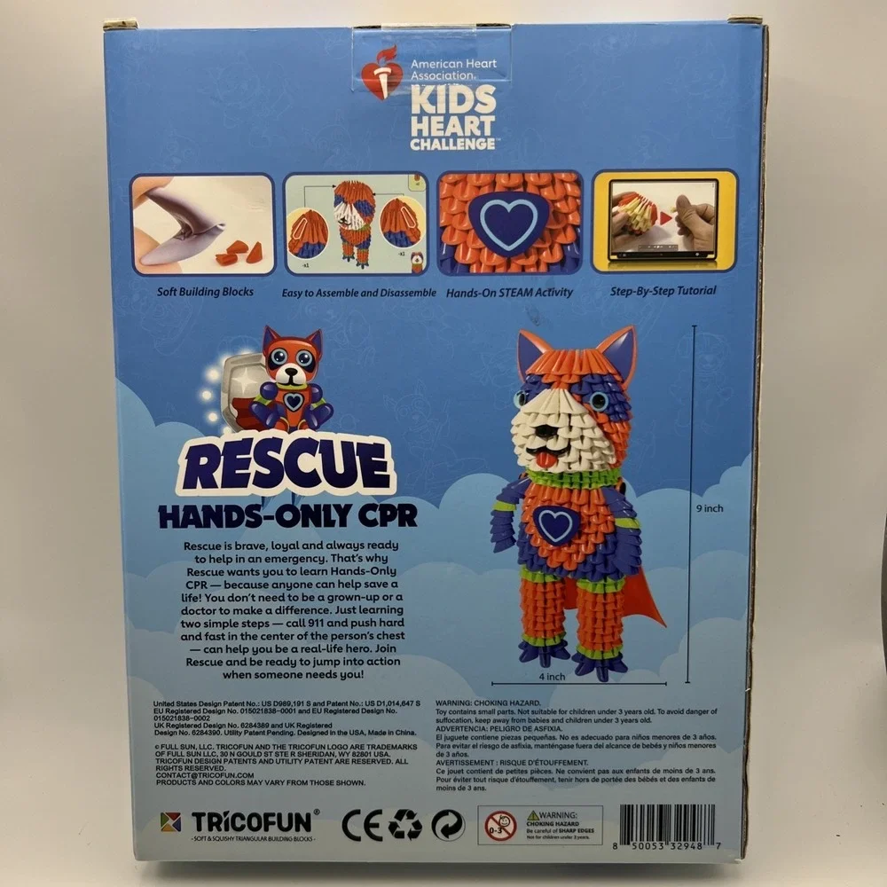 American Heart Association Kids Heart Challenge Rescue Build Kit